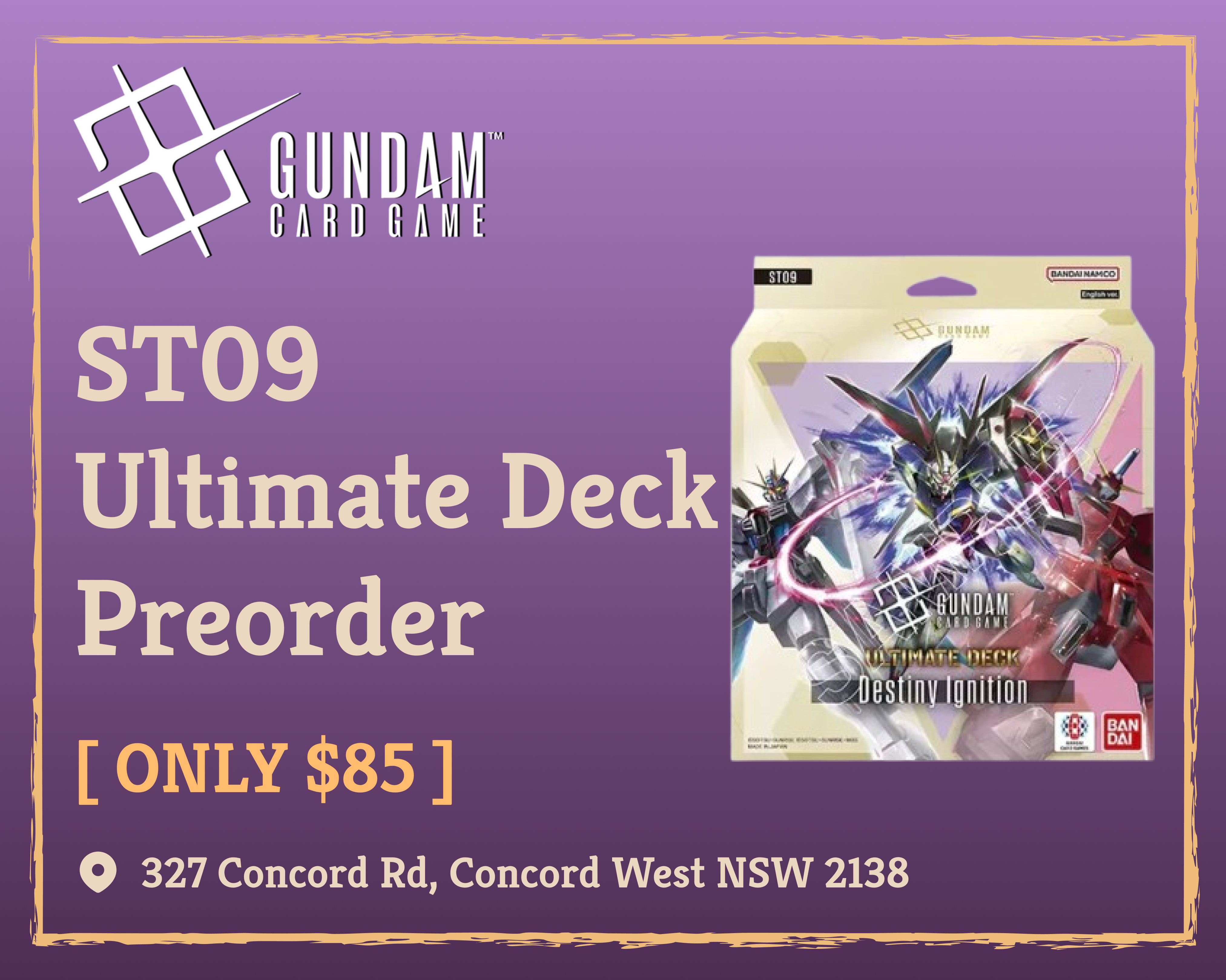 🤖✨ Gundam Card Game: Ultimate Deck – Destiny Ignition [ST09
