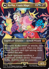 Kefka, Court Mage (0322) (Borderless) (FIN-322) - FINAL FANTASY Foil