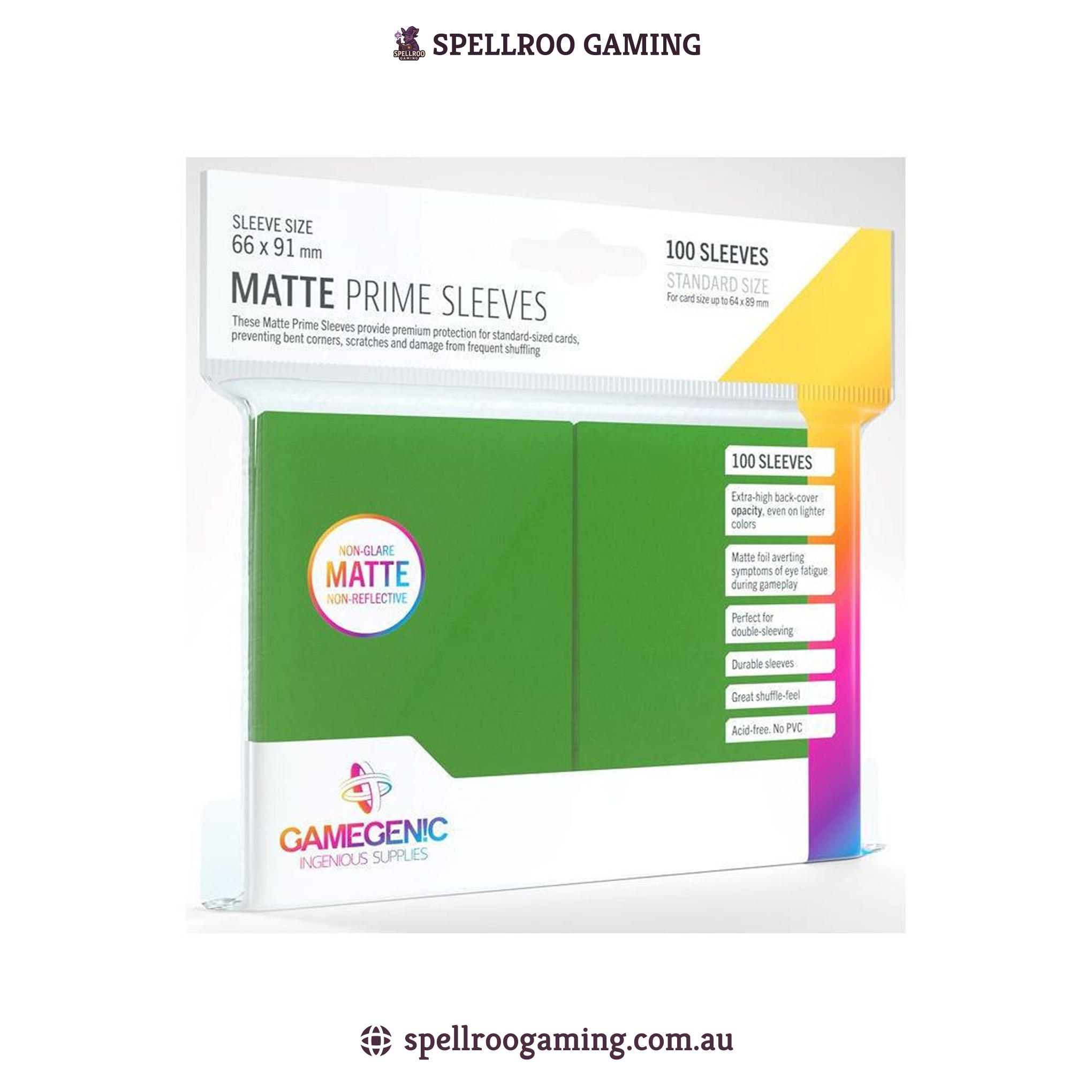 card sleeves matte PRO-Matte Standard Deck Protector Sleeves (100ct) main image 1