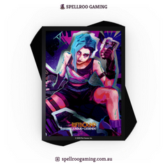 Riftbound: League of Legends TCG: Offical Art Sleeves - Origins: Jinx – 100pc - English