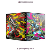 Pokemon TCG: Mega Evolution - Mega Evolution Pitch Black 4 Pocket Binder Portfolio (Holds Oversized Cards) - English