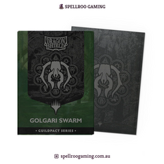 Dragon Shield: Matte Dual - MTG Guildpact Series - Golgari Swarm - Standard Size - 100 Sleeves