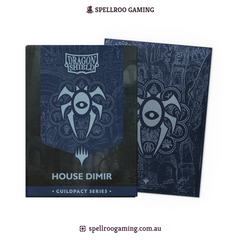 Dragon Shield: Matte Dual - MTG Guildpact Series - House Dimir - Standard Size - 100 Sleeves