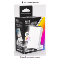 Gamegenic: Matte Prime Card Sleeves - Non-Glare - 66mm x 91mm - 100 pcs - English