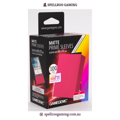 Gamegenic: Matte Prime Card Sleeves - Non-Glare - 66mm x 91mm - 100 pcs - English