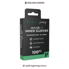 Palms Off: MintFit Inner Sleeves (100 pc) - 64 x 89mm