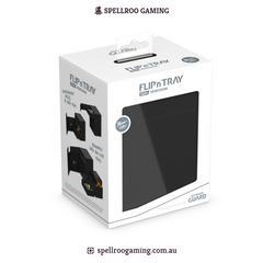Ultimate Guard: Deck Box – XenoSkin Flip'n'Tray - 133+ Cards – Black