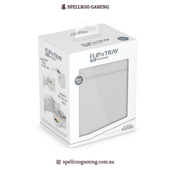 Ultimate Guard: Deck Box – XenoSkin Flip'n'Tray - 133+ Cards – White