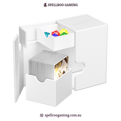 Ultimate Guard: Deck Box – XenoSkin Monocolor Flip'n'Tray - 100+ Cards – White