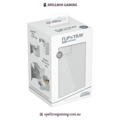 Ultimate Guard: Deck Box – XenoSkin Monocolor Flip'n'Tray - 100+ Cards – White