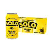 Solo Thirst Crusher Original Lemon Soft Drink Cans - Zero Sugar 375mL