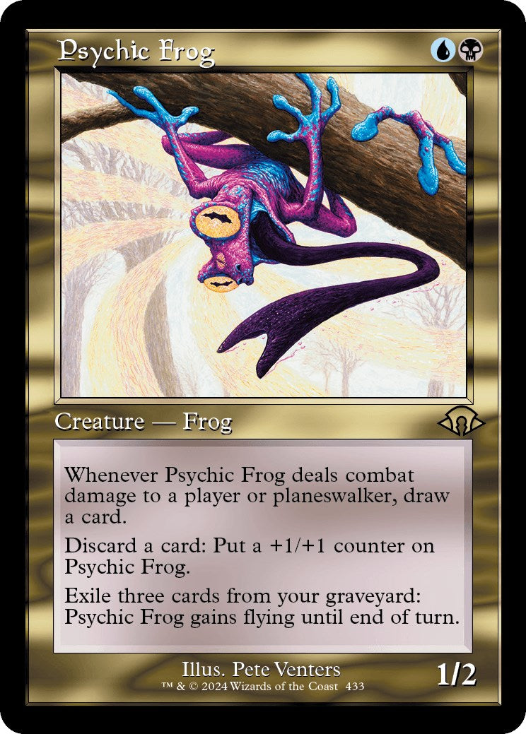 Psychic Frog (Retro Frame)
