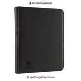 HENWEI: PU Leather Ring Zipper Trading Card Binder – 9 Pocket (Pokémon, Yu-Gi-Oh!, MTG, Sports Cards, TCG/CCG)