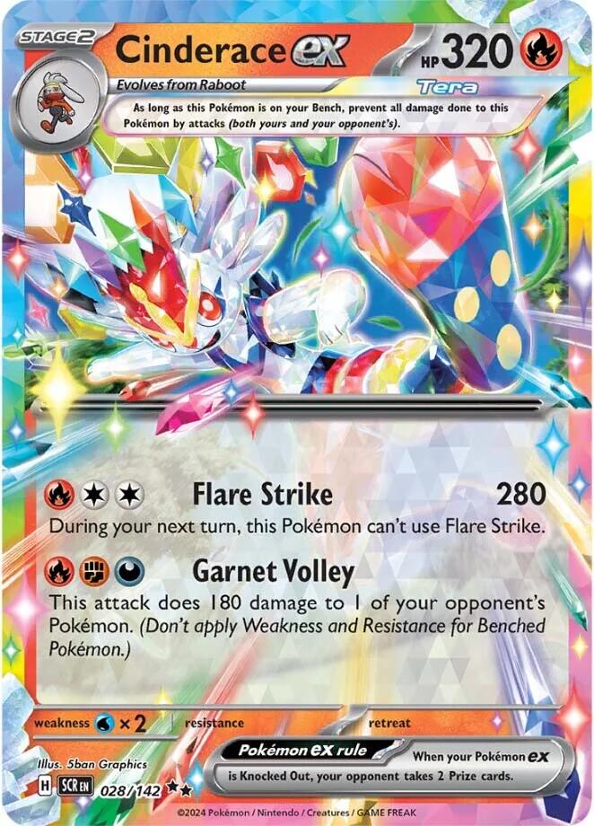 Cinderace ex - 028/142