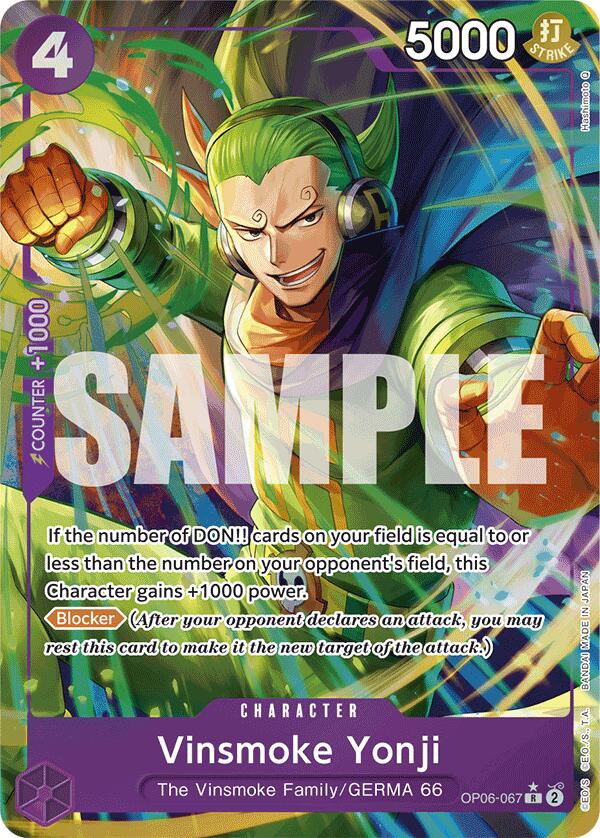 Vinsmoke Yonji (OP06-067) (Alternate Art)