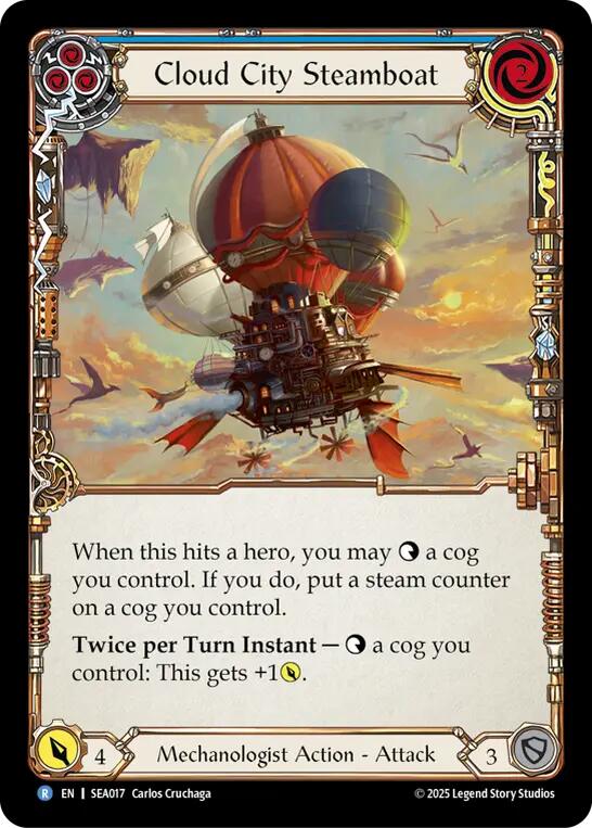 Cloud City Steamboat (Blue)