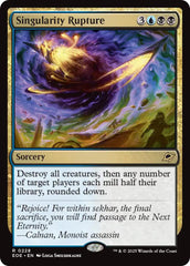 Singularity Rupture