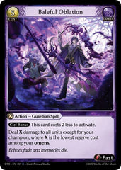 Baleful Oblation