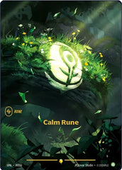 Calm Rune (R02a) (UNL - R02a) - Unleashed - Showcase - Foil