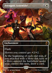 Avengers Assemble! (Borderless) (0341) (MSH - 341) - Marvel Super Heroes - Mythic - Foil