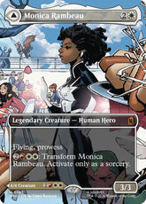 Monica Rambeau (Borderless) (0345) (MSH - 345) - Marvel Super Heroes - Mythic - Normal
