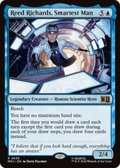 Reed Richards, Smartest Man (MSC - 636) - Commander: Marvel Super Heroes - Rare - Foil
