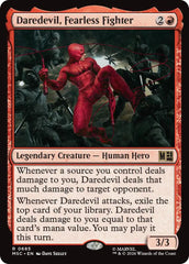 Daredevil, Fearless Fighter (MSC - 685) - Commander: Marvel Super Heroes - Rare - Foil
