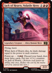 Jack of Hearts, Volatile Hero (MSC - 693) - Commander: Marvel Super Heroes - Rare - Foil