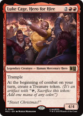 Luke Cage, Hero for Hire (MSC - 696) - Commander: Marvel Super Heroes - Rare - Normal