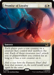 Promise of Loyalty (Extended Art) (MSC - 319) - Commander: Marvel Super Heroes - Rare - Normal