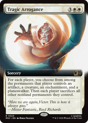 Tragic Arrogance (Extended Art) (MSC - 323) - Commander: Marvel Super Heroes - Rare - Normal