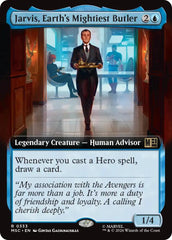 Jarvis, Earth's Mightiest Butler (Extended Art) (MSC - 333) - Commander: Marvel Super Heroes - Rare - Normal