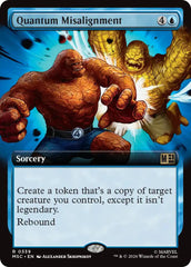 Quantum Misalignment (Extended Art) (MSC - 339) - Commander: Marvel Super Heroes - Rare - Normal