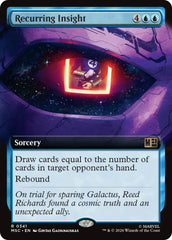 Recurring Insight (Extended Art) (MSC - 341) - Commander: Marvel Super Heroes - Rare - Normal