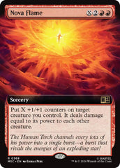 Nova Flame (Extended Art) (MSC - 368) - Commander: Marvel Super Heroes - Rare - Normal