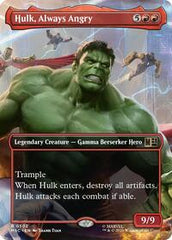 Hulk, Always Angry (Borderless)