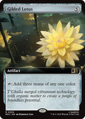 Gilded Lotus (Extended Art) (MSC - 434) - Commander: Marvel Super Heroes - Rare - Normal
