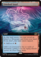 Frostboil Snarl (Extended Art) (MSC - 475) - Commander: Marvel Super Heroes - Rare - Normal
