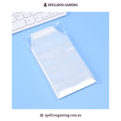 Premium PSA Graded Card Resealable Sleeves – 87×138 mm + 35 mm Flap (100pcs/Pack)