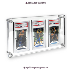 PSA Trading Card Frame: Acrylic Wall Display Holder for Graded Cards – 33 × 16.8 × 33 cm
