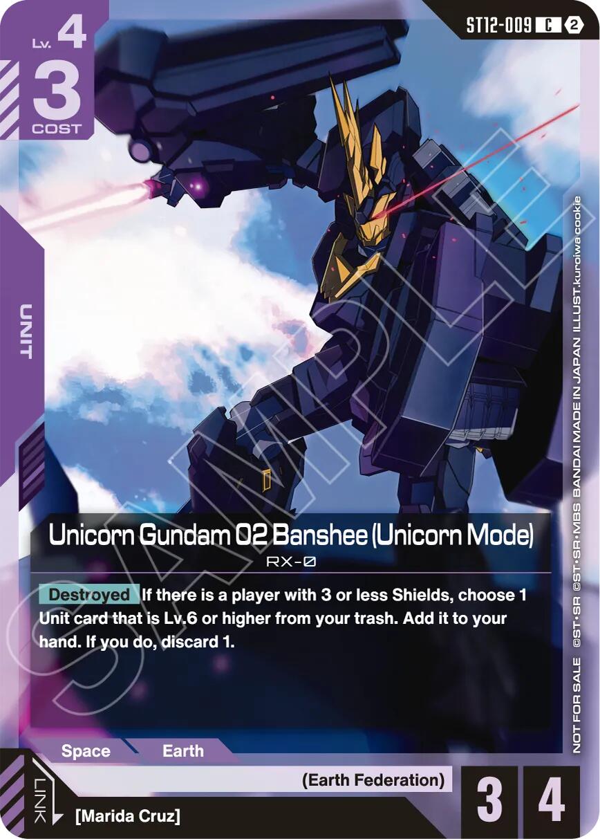 Unicorn Gundam 02 Banshee (Unicorn Mode) (ST11-ST14 Release Event)