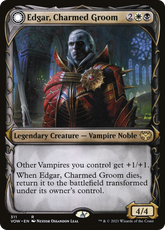 Edgar, Charmed Groom (Showcase) (VOW-311) - Innistrad: Crimson Vow: (Showcase, Double Faced Transform) Foil