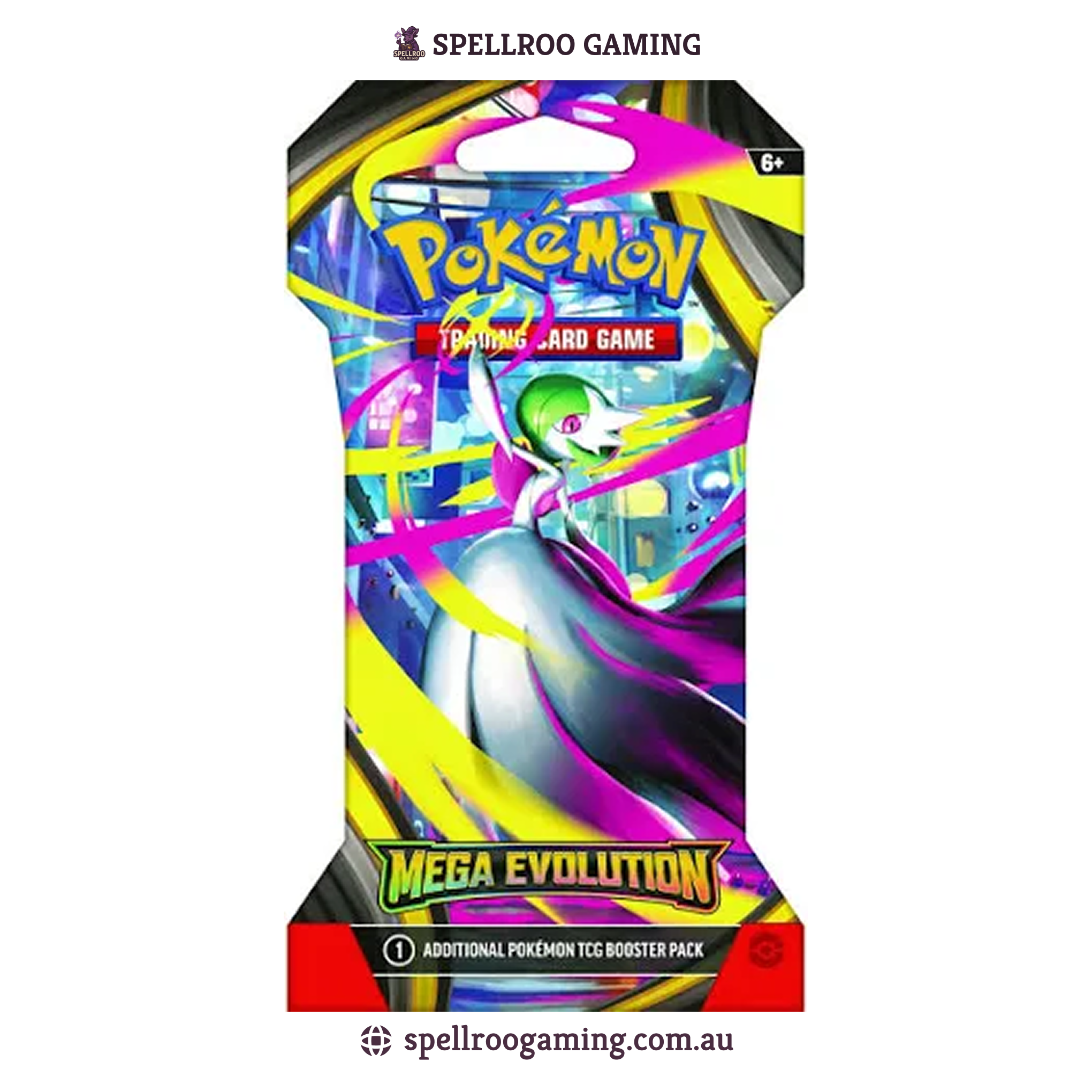 Pokemon TCG: Mega Evolution - Mega Evolution Booster Pack - English SPELLROO GAMING Pokemon TCG: Mega Evolution - Mega Evolution Booster Pack - English SPELLROO GAMING