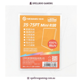 HENWEI: Z03 Mini Acrylic Card Case – Transparent Magnetic Shell Holder for Anime, TCG & Sports Cards (95×69×5.3 mm)