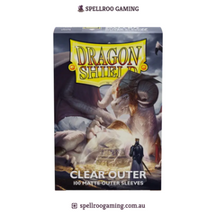 Dragon Shield: Matte - Clear Outer Sleeves - 100 Sleeves