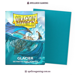 Dragon Shield: Matte Dual - Glacier - Standard Size - 100 Sleeves