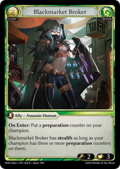 Grand Archive TCG: Blackmarket Broker - EN - DOA-202 (Dawn of Ashes, C)