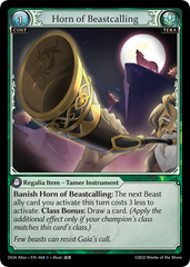 Grand Archive TCG: Horn of Beastcalling - EN - DOA-068 (Dawn of Ashes, R)