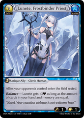 Grand Archive TCG: Lunete, Frostbinder Priest - EN - DOA-178 (Dawn of Ashes, R)