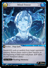 Grand Archive TCG: Mind Freeze - EN - DOA-179 (Dawn of Ashes, U)